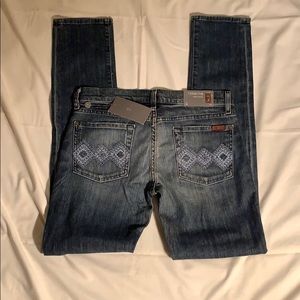 NWT 7 For All Mankind Classic Skinny Jeans